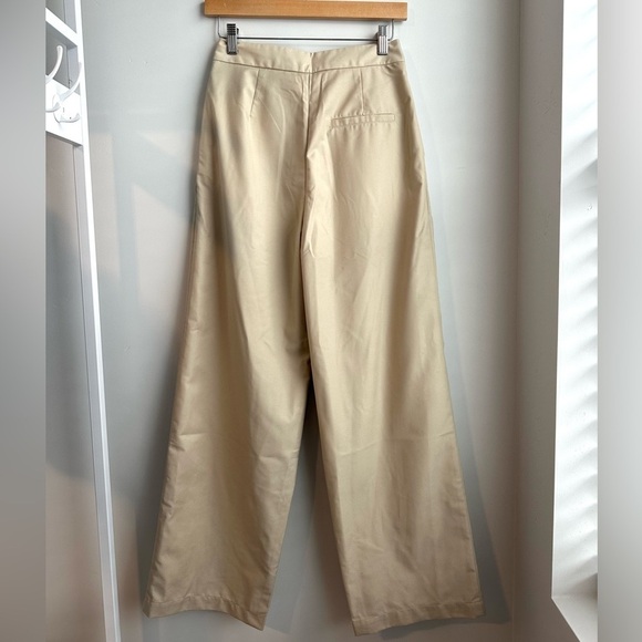 Commense Tan Wide Leg Pants - Picture 2 of 3